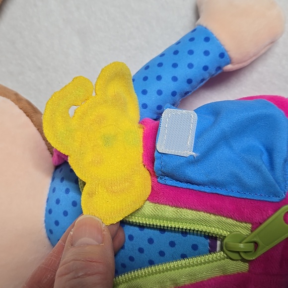 June Garden Plush Doll Learn To Dress 15" Toy Soft Excellent Condition - Picture 6 of 14